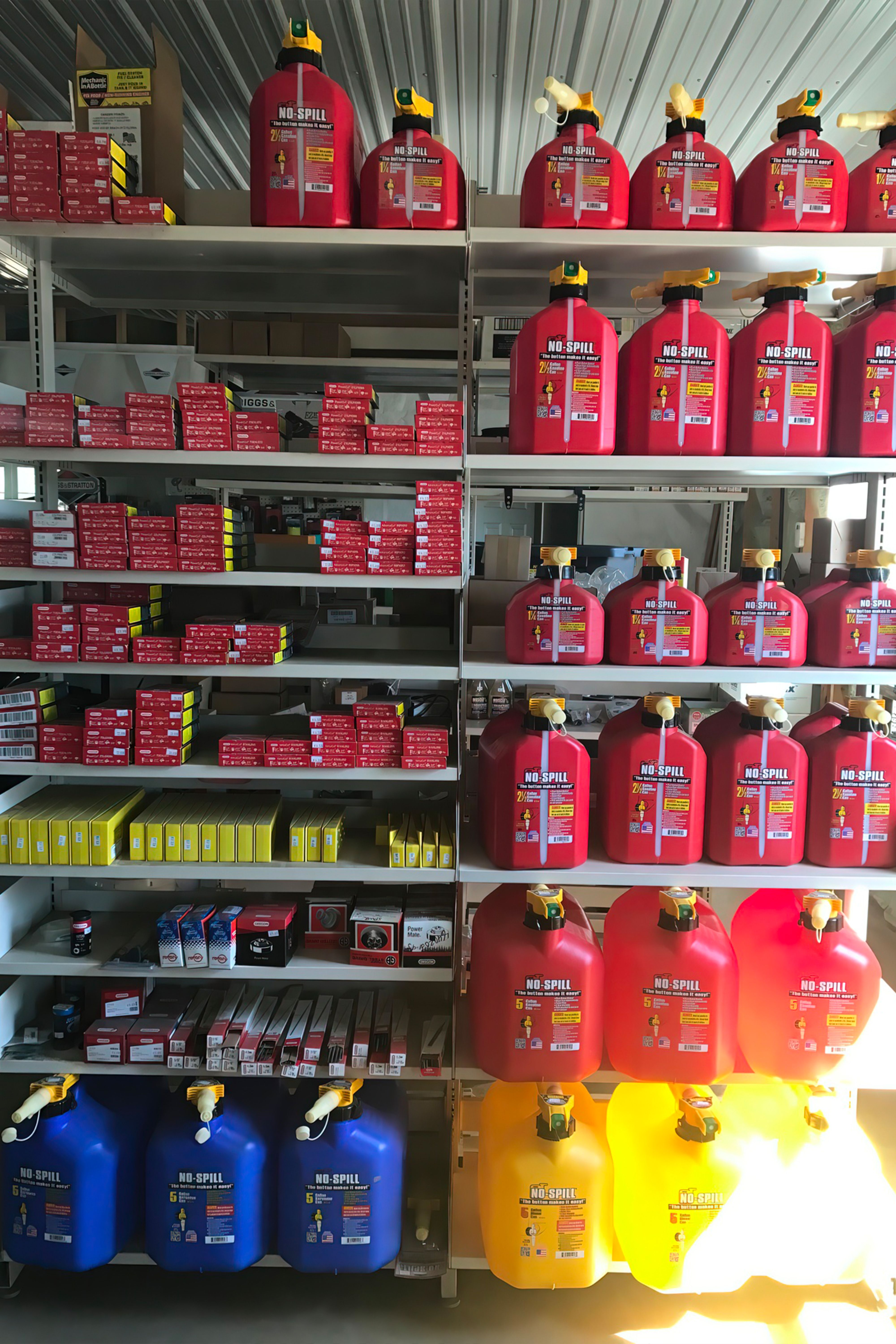 Ben's Engine Repair product gasoline cans