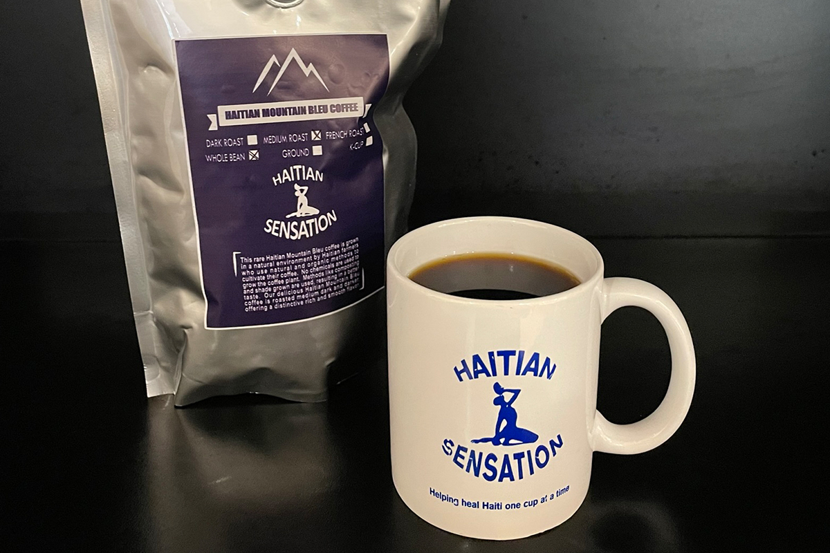 Haitian Mountain Blue Coffee.