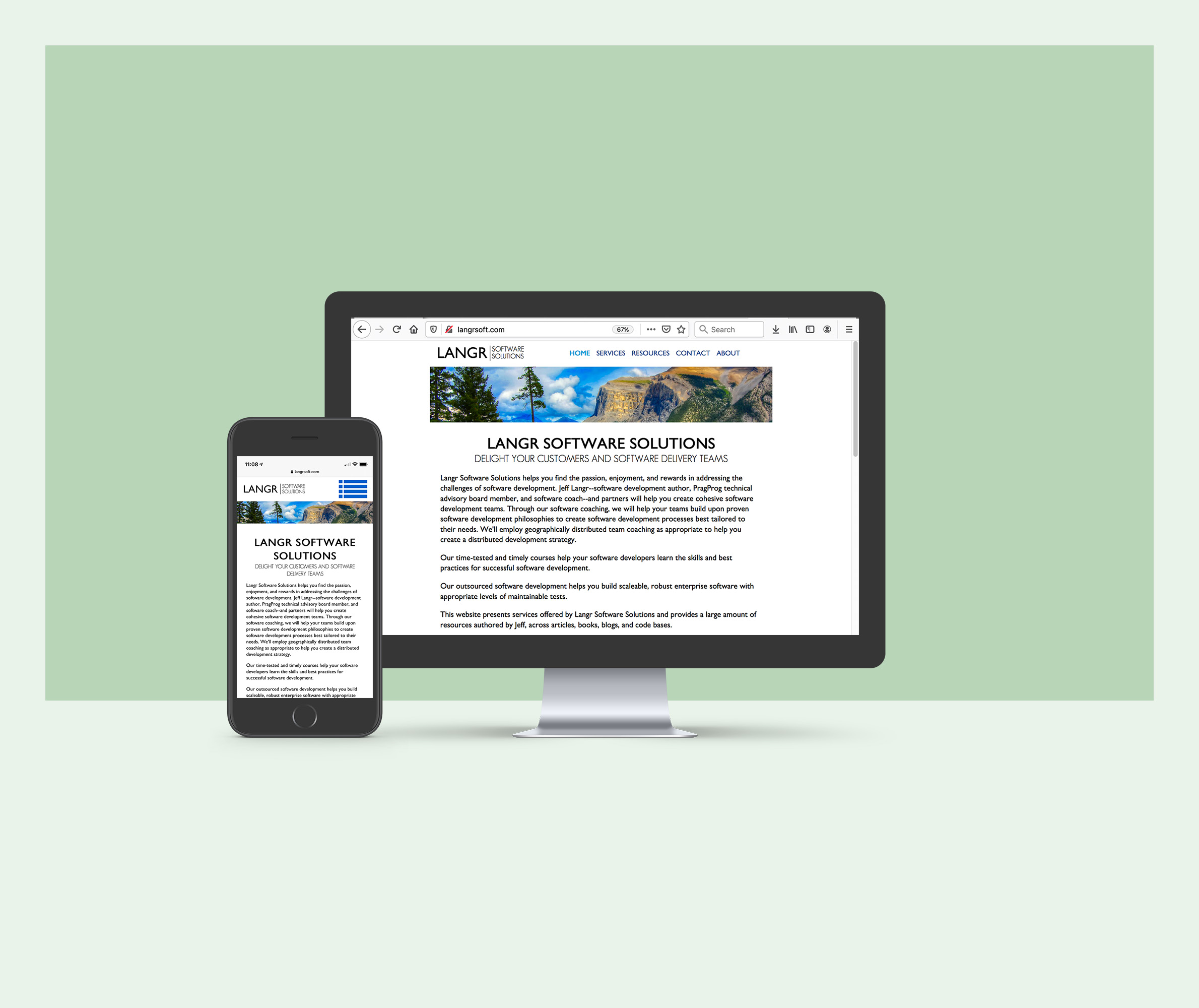 Responsive website design