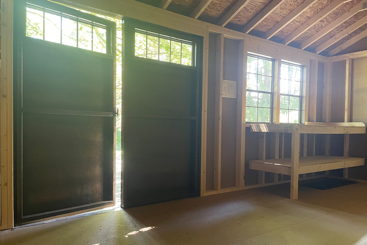 Cottage Workshop: Inside Right-Back View