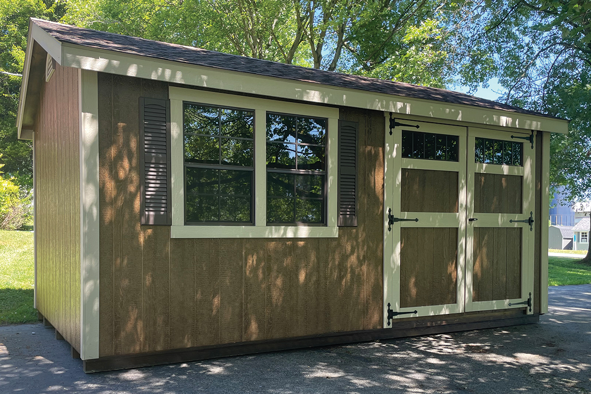 Cottage Workshop: Left-Front View