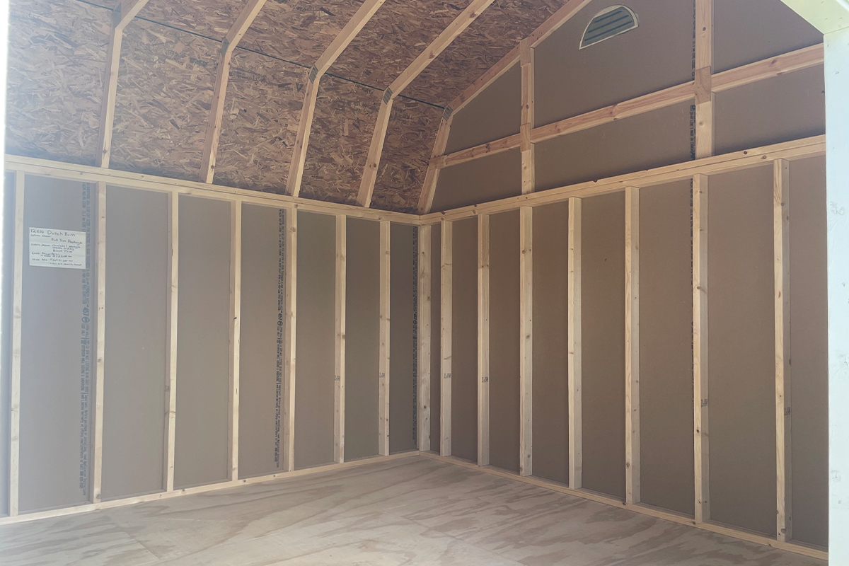 Dutch Barn: Peeking Inside View