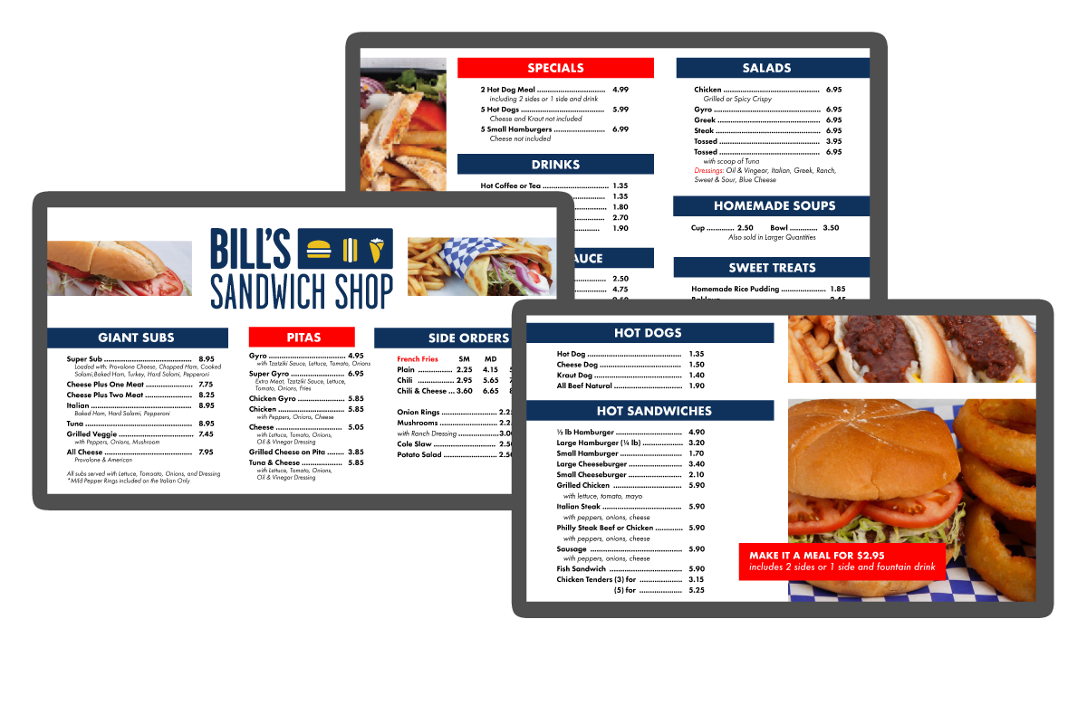Smarty Pixels has its own brand of digital menu boards.