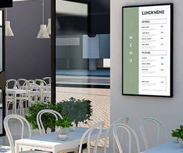 Smarty Pixels installs and maintains menuboards.
